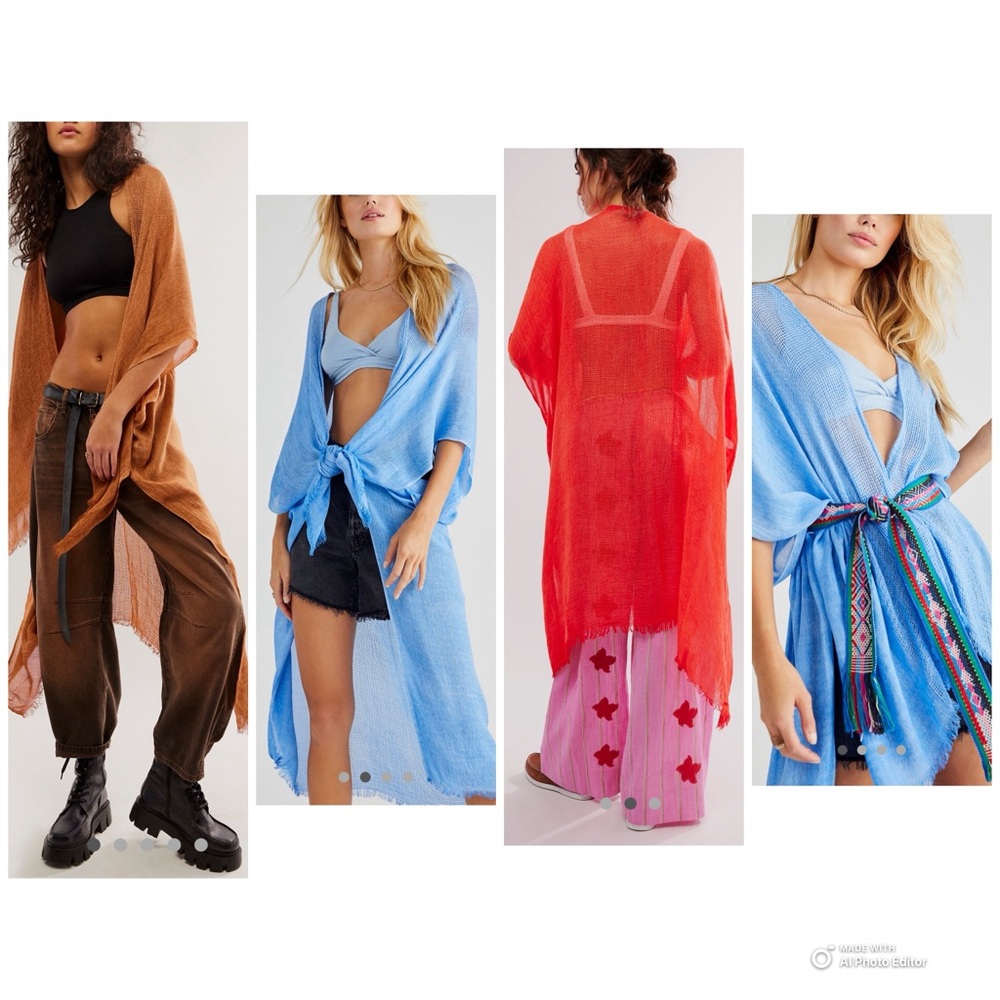 Free People Day Dream Washed Duster - Picture 8 of 10